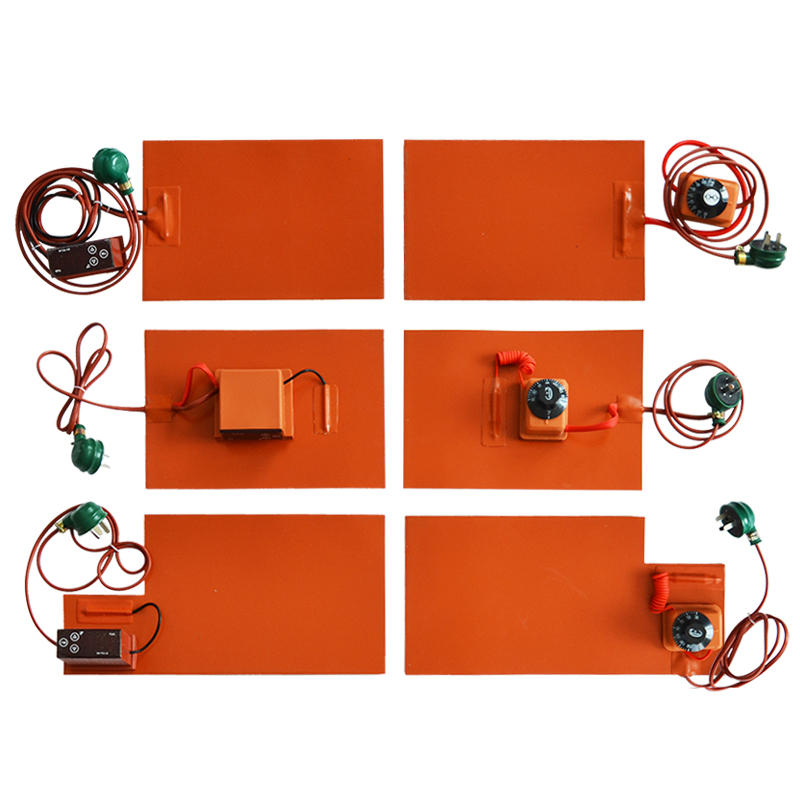 Silicone heating pad with controller